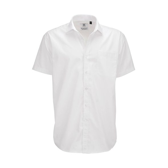B&C | Chemise en popeline Smart SSL/homme